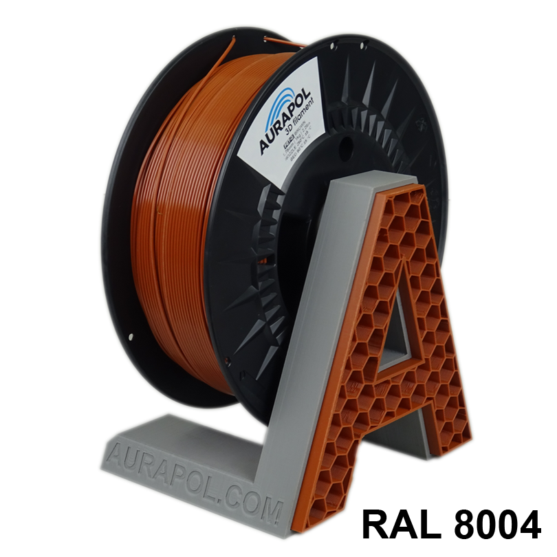 AURAPOL PET-G Filament Měděná hnědá 1 kg 1,75 mm