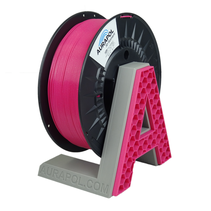 AURAPOL PLA 3D Filament Růžový vesmír 1 kg 1,75 mm