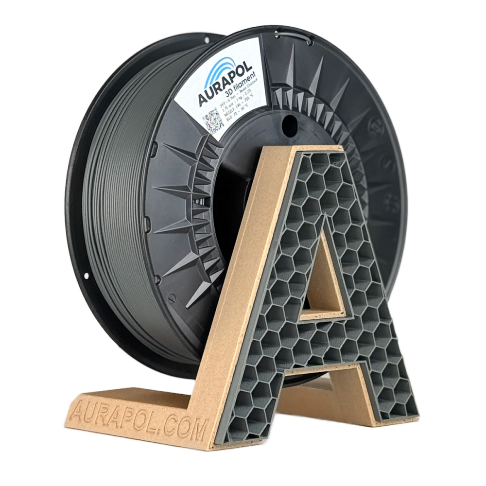 AURAPOL PET-G Recycled Filament Moss Charcoal 1 kg 1,75 mm