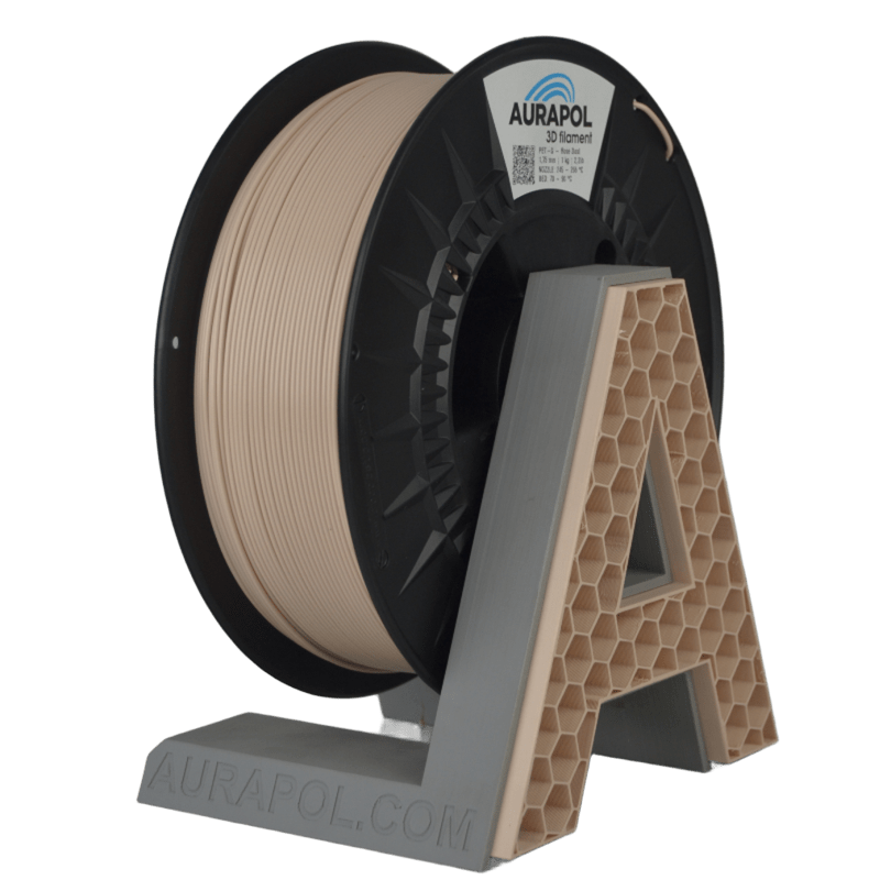 AURAPOL PET-G Rose Dust Filament  1 kg 1,75 mm