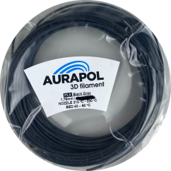 AURAPOL Vzorek PLA 3D Black Gray 1,75m