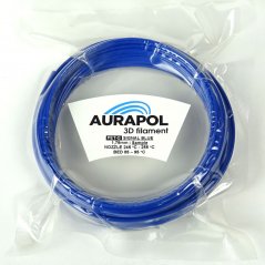 AURAPOL Przykładowy filament PET-G 3D niebieski sygnał 1,75mm