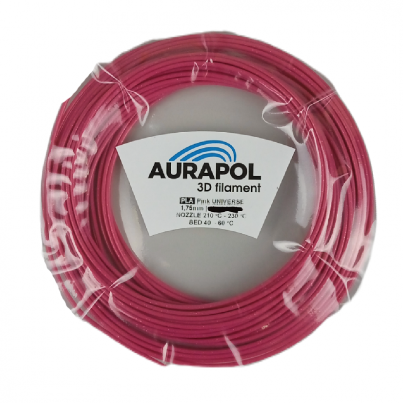AURAPOL Probe PLA 3D Filament Pink universe 1,75 mm