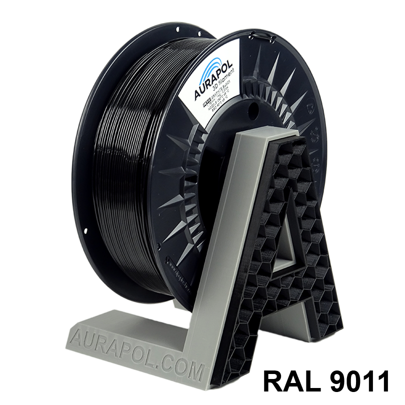 AURAPOL PET-G Filament Grafitová černá 1 kg 1,75 mm