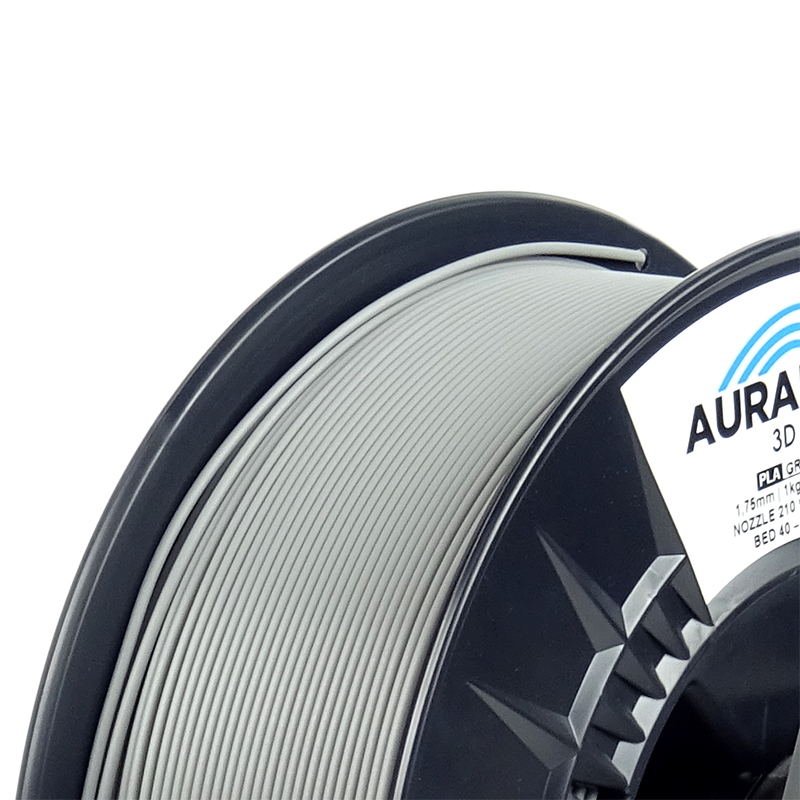 AURAPOL PLA 3D Filament Grey 1 kg 1,75 mm