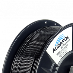 AURAPOL PET-G Filament Grafitowa czerń 1 kg 1,75 mm