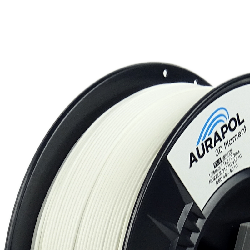 AURAPOL PLA HT110 3D Filament White 1 kg 1,75 mm