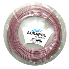 AURAPOL Vzorka PLA 3D Filament Pink Powder 1.75 mm