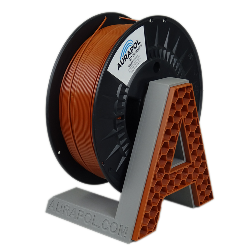 AURAPOL PET-G Filament Medená hnedá 1 kg 1,75 mm