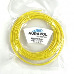 AURAPOL Vzorka PLA HT110 3D Filament Žltá 1,75 mm