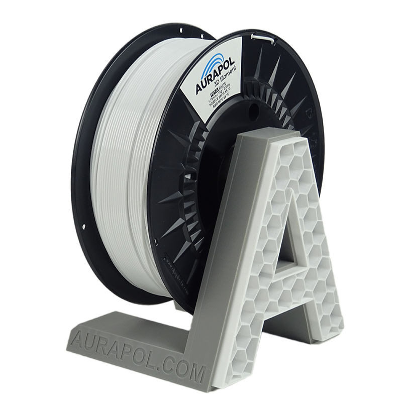 9+1 Box AURAPOL PET-G Filament White 1 kg 1,75 mm