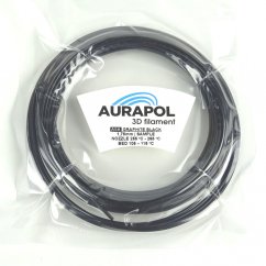AURAPOL Vzorka ASA 3D Filament Grafitová čierna 1,75 mm