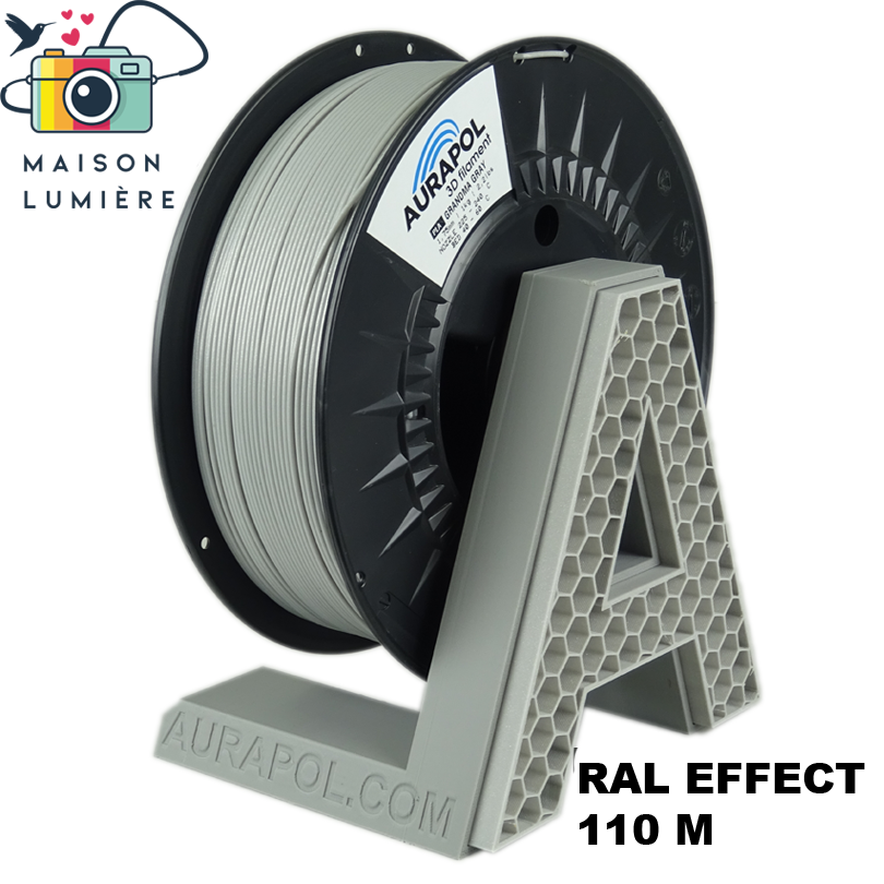 AURAPOL PLA 3D Filament Grandma Grey 1 kg 1,75 mm
