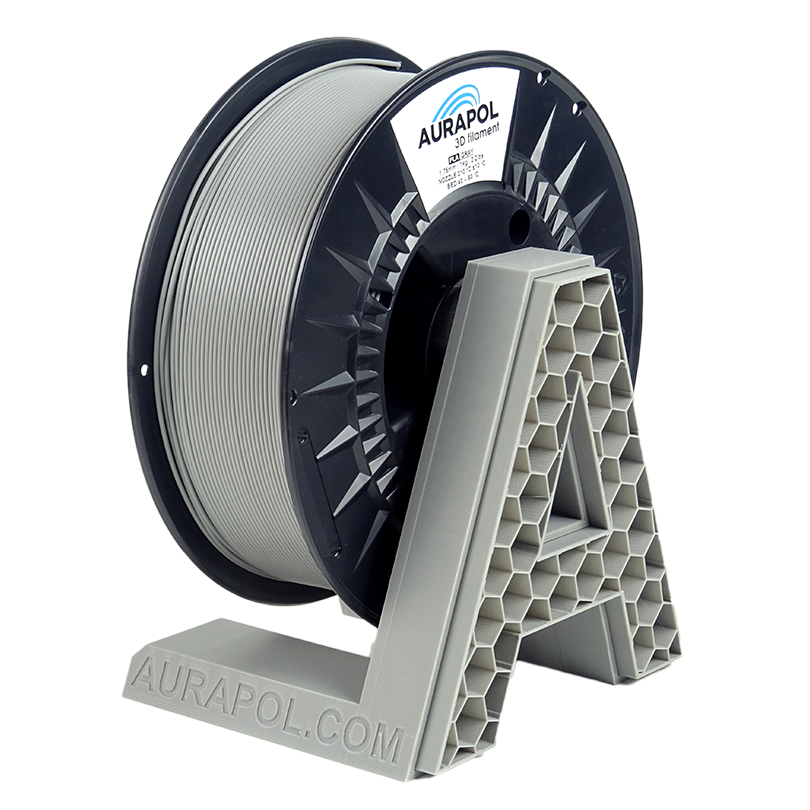 AURAPOL PLA 3D Filament Grau 1 kg 1,75 mm