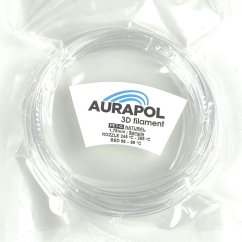AURAPOL Vzorek PET-G 3D Filament Natural 1,75 mm
