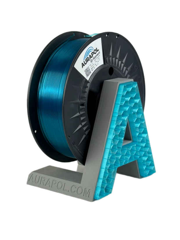 AURAPOL PET-G Filament Clear Diamond Transparent  1 kg 1,75 mm
