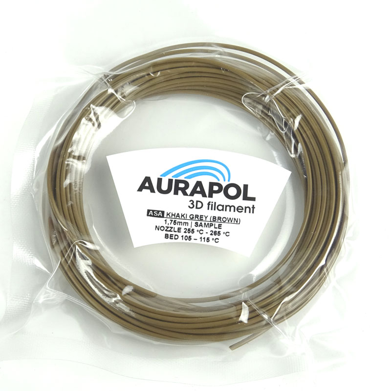 AURAPOL ASA 3D Filament Brown Khaki 850g 1,75 mm :: Aurapol