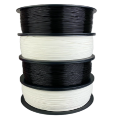 AURAPOL BOX 2/2 PLA Filament Black/White mix 5 kg 1,75 mm