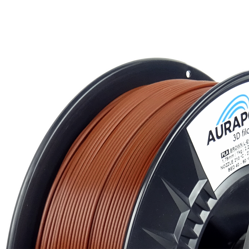 AURAPOL PLA 3D Filament L-EGO Brown 1 kg 1,75 mm