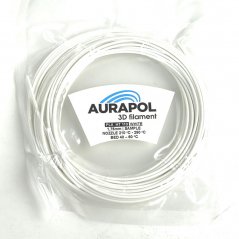 AURAPOL Przykładowy filament PLA HT110 3D biały 1,75 mm