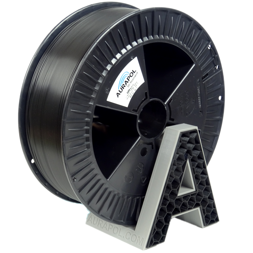 AURAPOL PLA 3D Filament Black 2,5 kg 2,85 mm