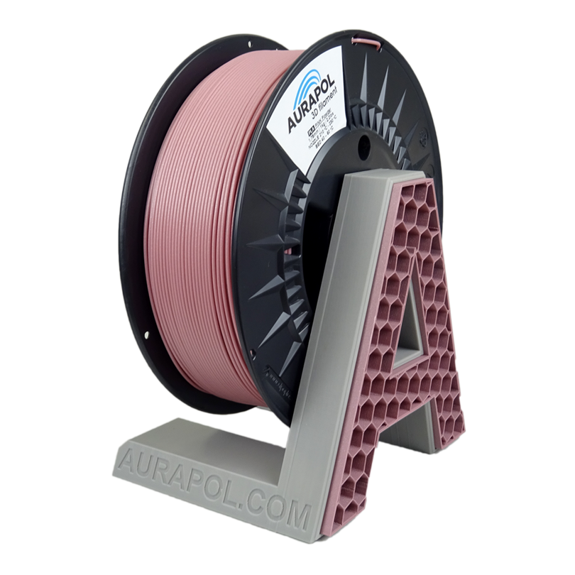 AURAPOL PLA 3D Filament Pink Powder 1 kg 1,75 mm AURAPOL PLA 3D Filament Pink Powder 1 kg 1,75 mm