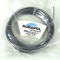 AURAPOL Vzorek PET-G 3D Filament Stříbrná 1,75 mm