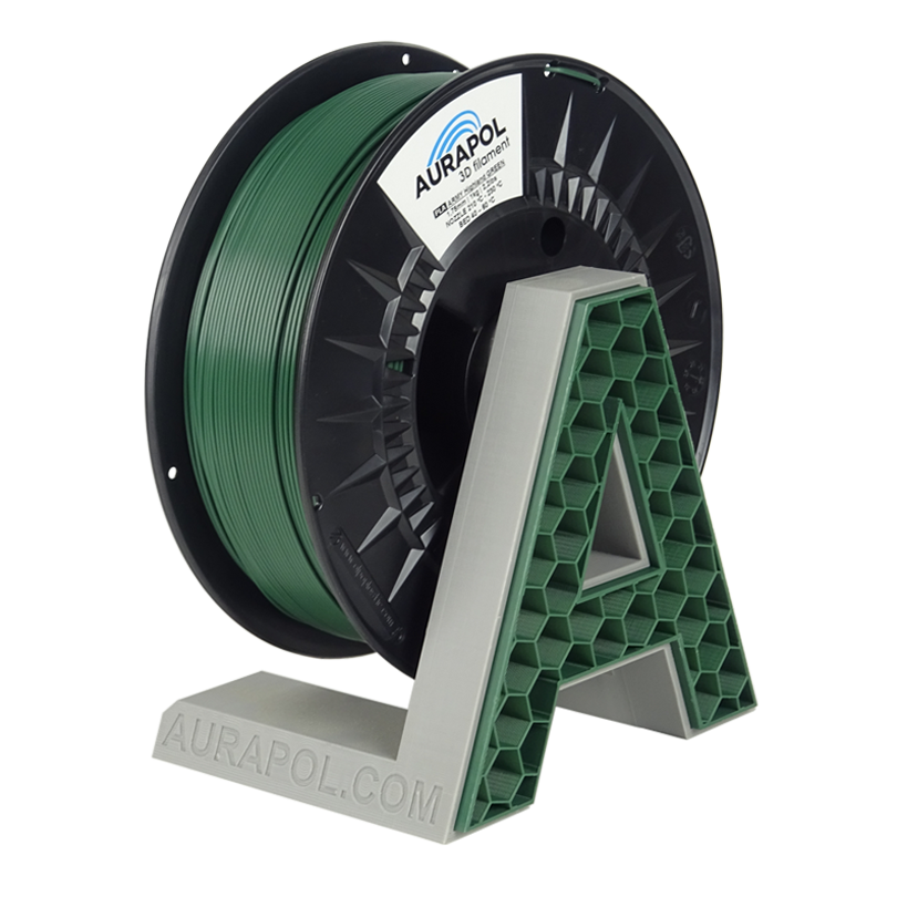 AURAPOL PLA 3D Filament ARMY Górska zieleń 1 kg 1,75 mm