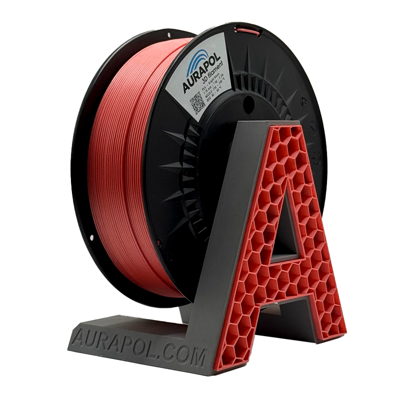 AURAPOL PLA 3D Filament Bright Blush 1 kg 1,75 mm
