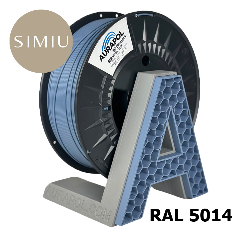 AURAPOL PLA 3D Filament Nordic Blue 1 kg 1,75 mm