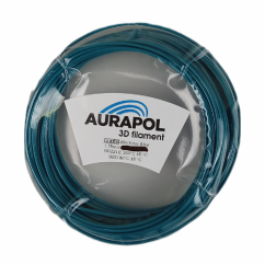 AURAPOL Vzorek PET-G 3D Filament Machine blue 1,75 mm
