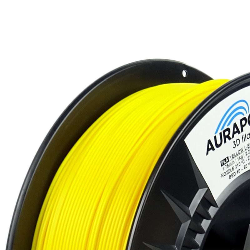 AURAPOL PLA HT110 3D Filament Gelb 1 kg 1,75 mm