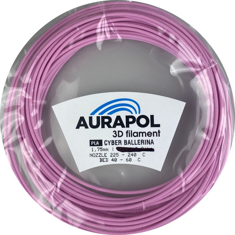 AURAPOL Vzorka PLA 3D Cyber Ballerina 1,75m