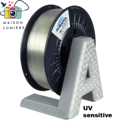AURAPOL PLA 3D Filament Mystic Clear UV 1 kg 1,75 mm