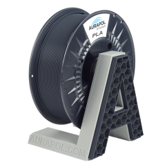 AURAPOL PLA 3D Filament Black-Grey 1 kg 1.75 mm