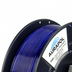 AURAPOL PET-G Filament Ultramarine Modrá Transparentní 1 kg 1,75 mm