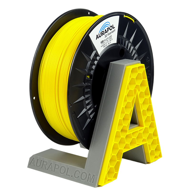 AURAPOL PLA 3D Filament L-EGO żółty 1 kg 1,75 mm