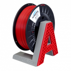 AURAPOL PLA 3D Filament Metallisches Rot 1 kg 1,75 mm