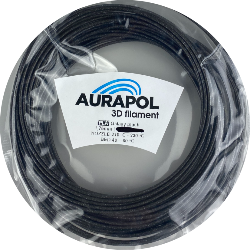 AURAPOL Probe PLA 3D Galaxy Black 1,75m
