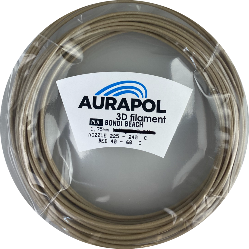 AURAPOL Vzorka PLA 3D Bondi Beach 1,75m