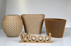 AURAPOL PLA 3D Filament WOOD BAMBOO 850 g 1,75 mm