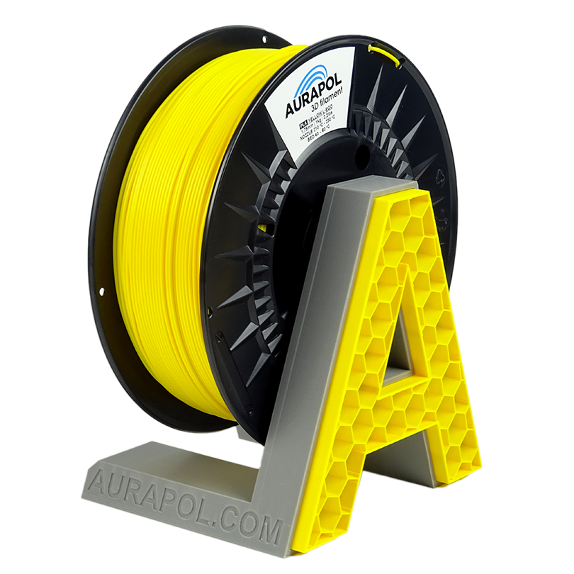 AURAPOL PLA HT110 3D Filament Yellow 1 kg 1,75 mm