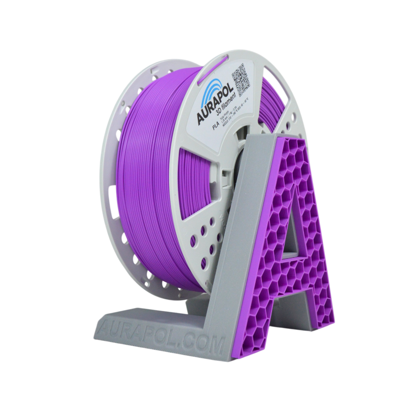 AURAPOL PLA 3D Filament Tulip Purple 1 kg 1,75 mm