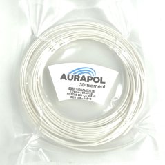 AURAPOL Sample ASA 3D Filament Signal White 1.75 mm