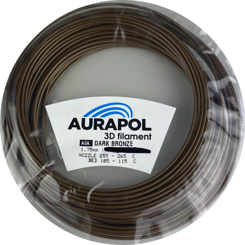 AURAPOL Vzorek ASA 3D Dark Bronze 1,75m