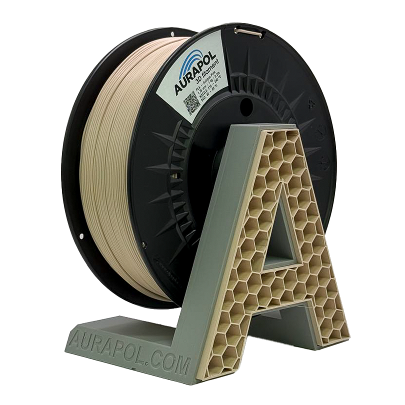 AURAPOL PLA 3D Filament Antique Pink 1 kg 1,75 mm