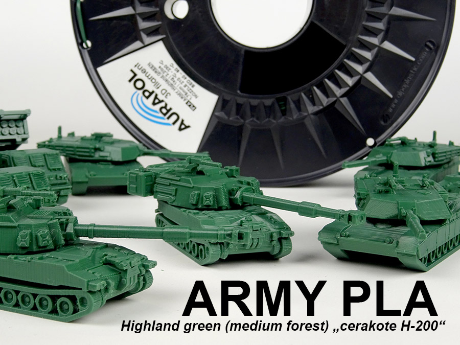 PLA ARMY highland green, medium forest, cerakote h-200