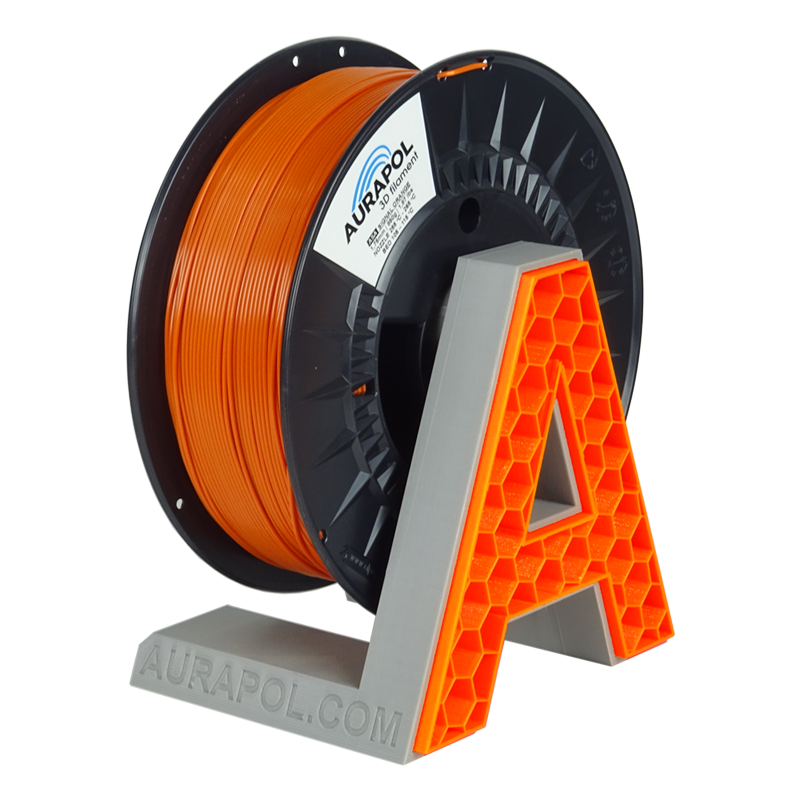 AURAPOL ASA 3D Filament Signální Oranžová 850g 1,75 mm