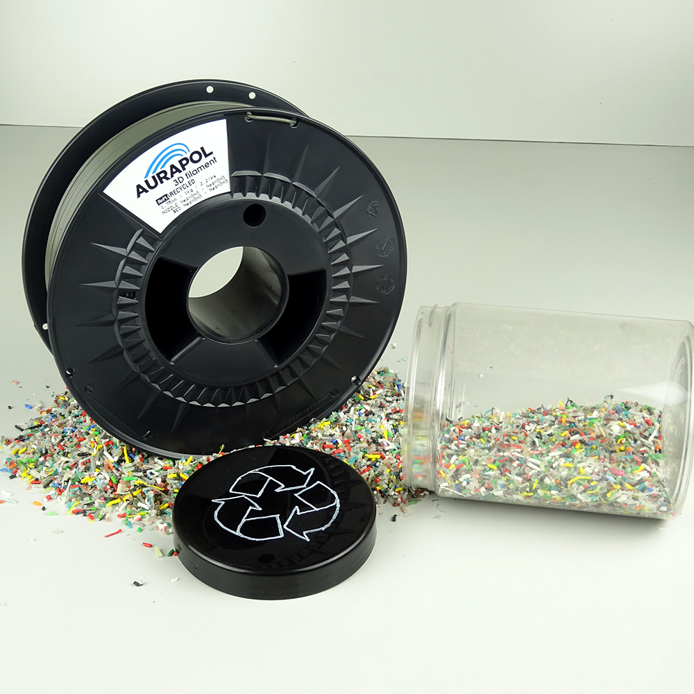 AURAPOL PLA 3D Recycled Filament 1 kg 1,75 mm