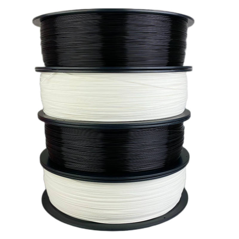 AURAPOL BOX 2/2 PET-G Filament Černá/Bílá mix 5 kg 1,75 mm